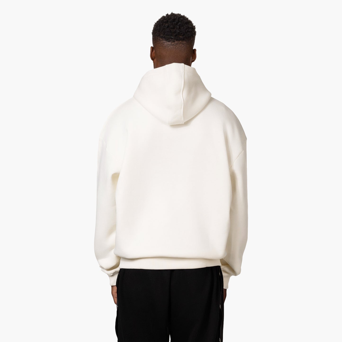 STATEMENT HOODIE CREAM WHITE