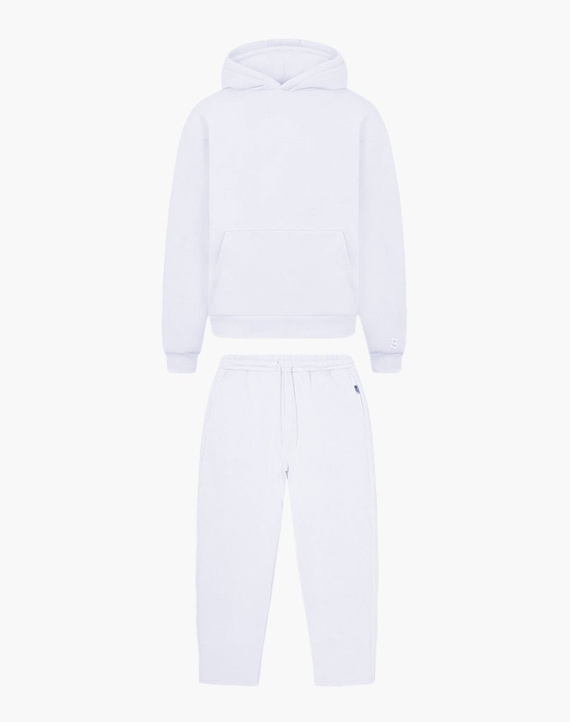 TRACKSUIT SET (WHITE) Tracksuits Statement Clo