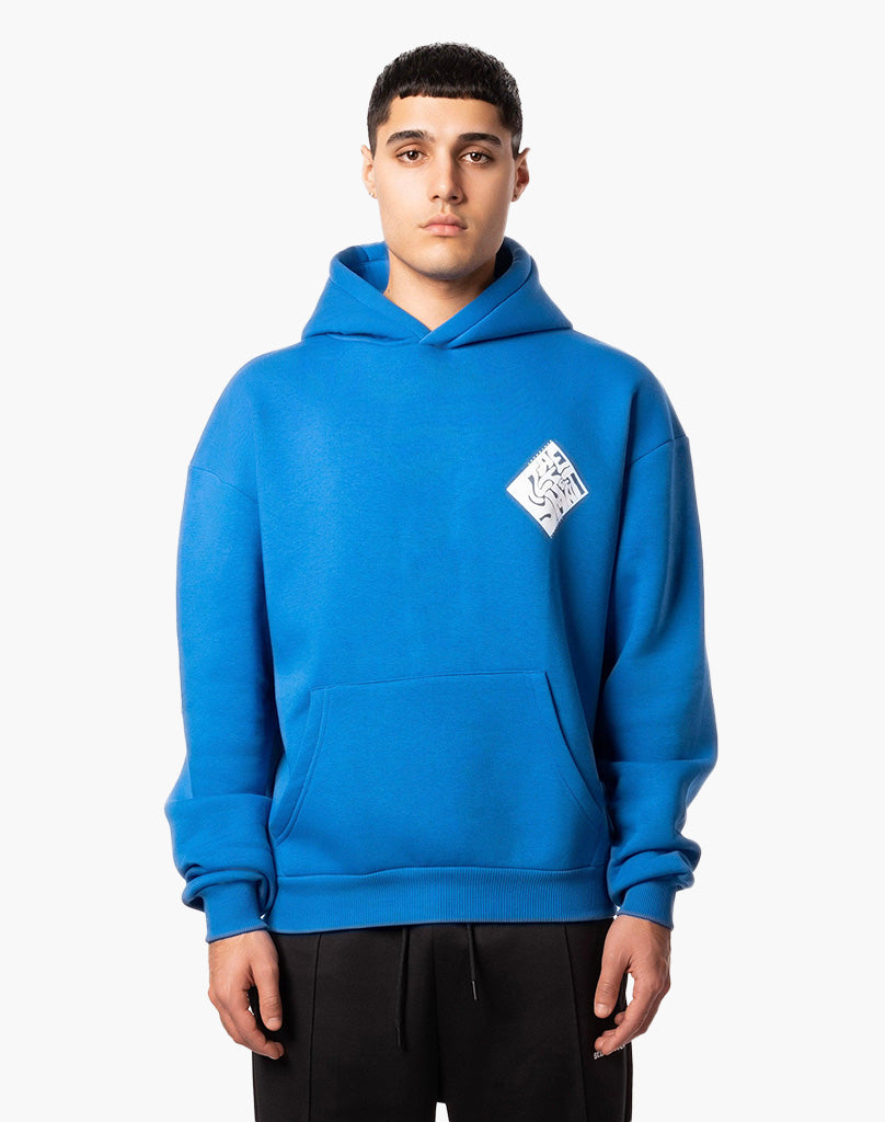 SMUDGE HOODIE BLUE
