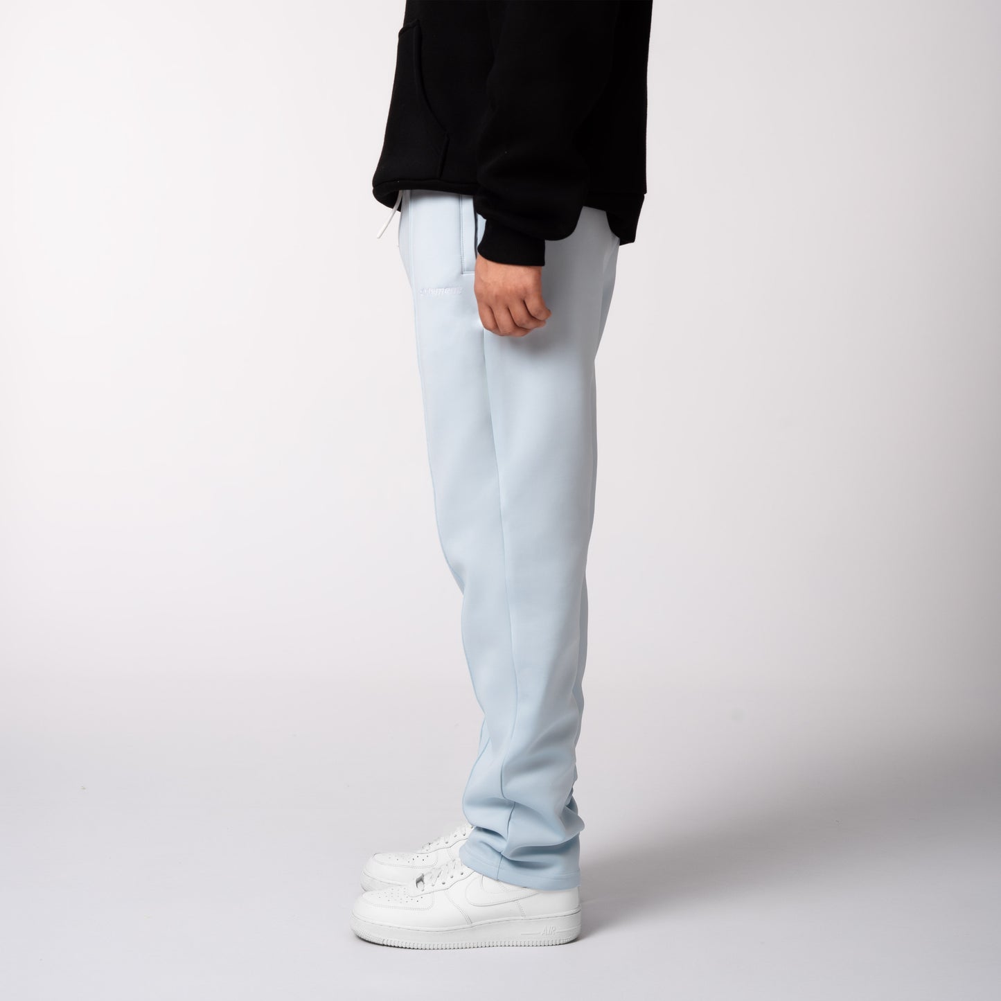 BASIC WIDE TRACKPANTS AQUA