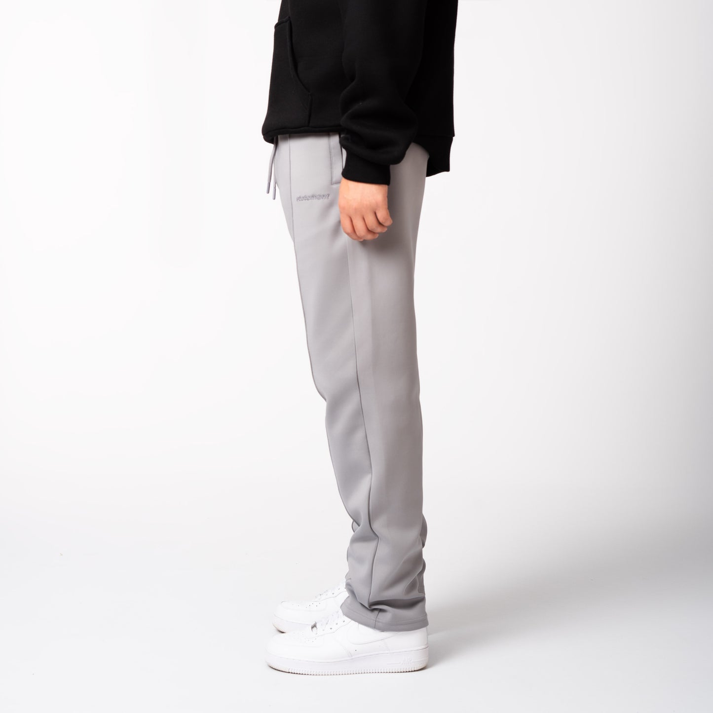 BASIC WIDE TRACKPANTS GREY