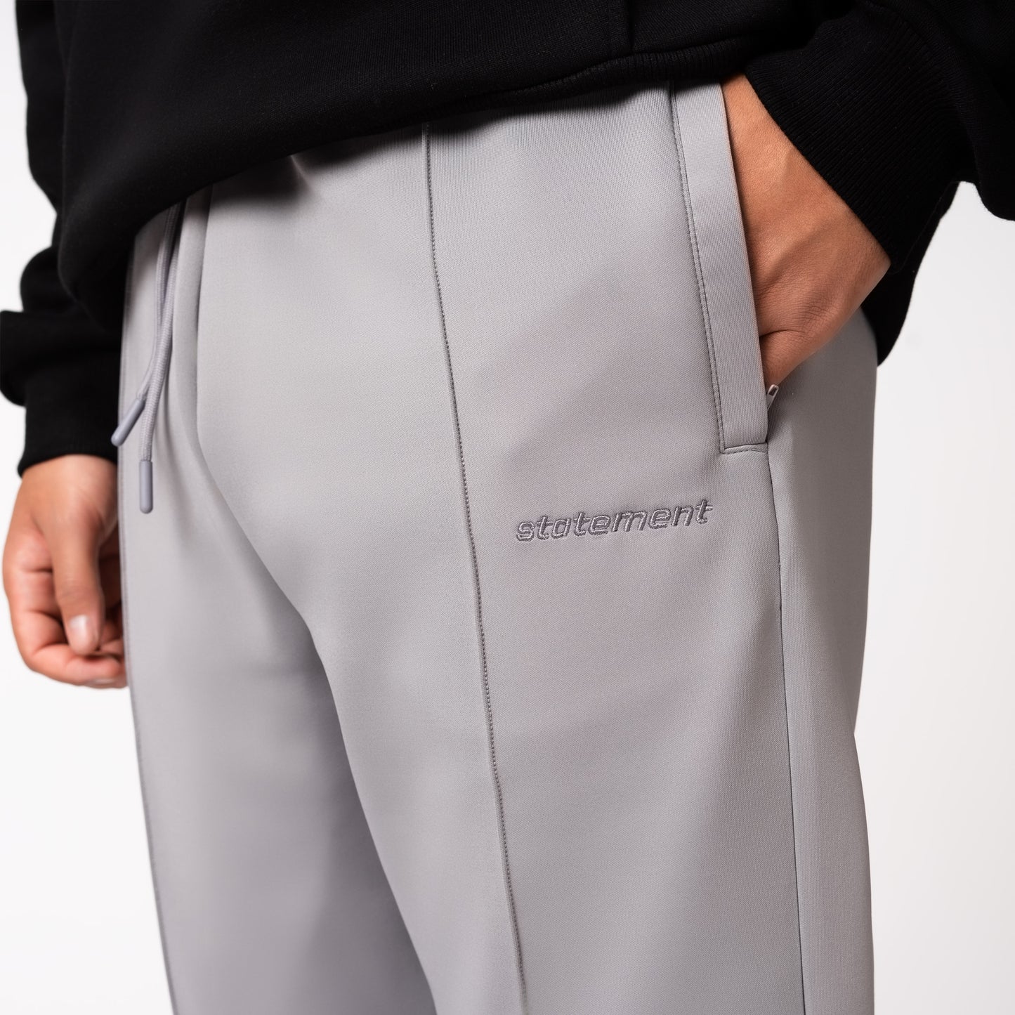 BASIC WIDE TRACKPANTS GREY