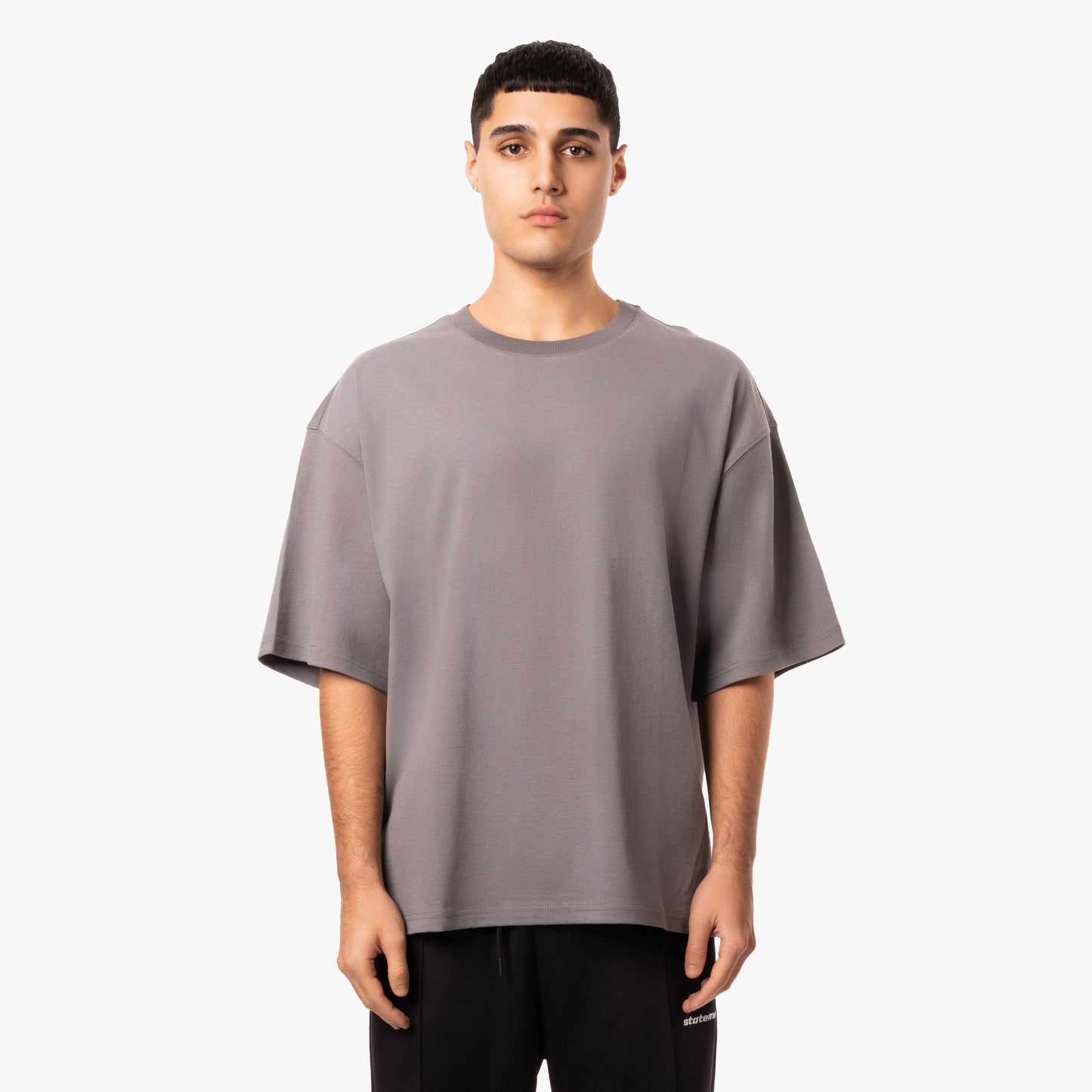 BASIC TEE DARK GREY