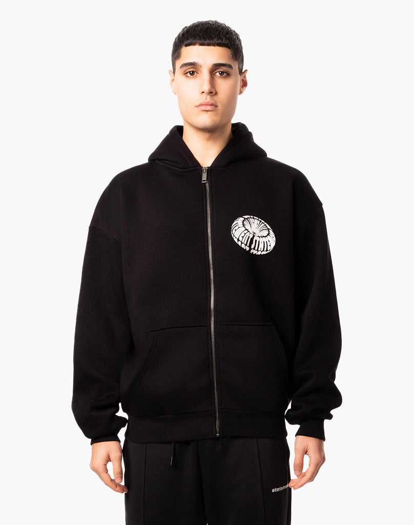 CYRCLE ZIP-HOODIE BLACK
