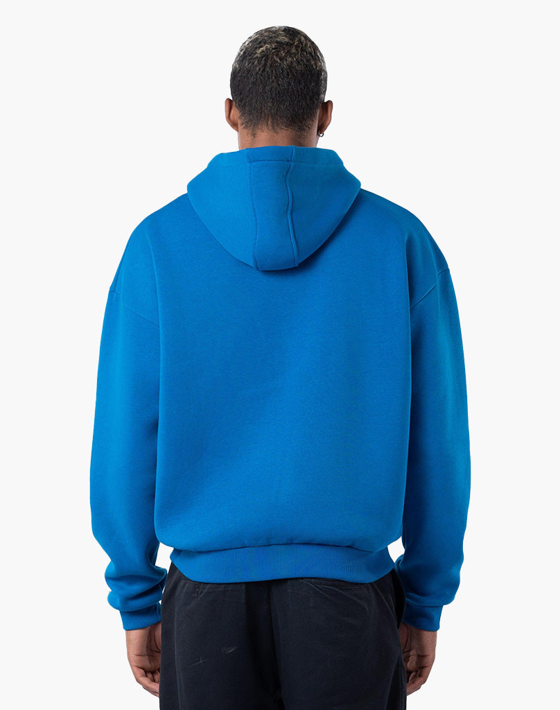 BASIC ZIP-HOODIE BLUE