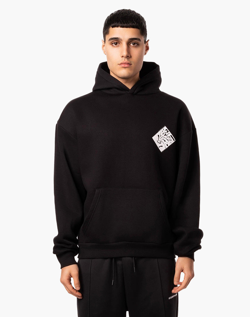 SMUDGE HOODIE BLACK