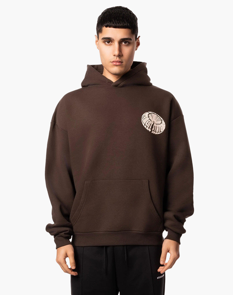 CYRCLE HOODIE BROWN