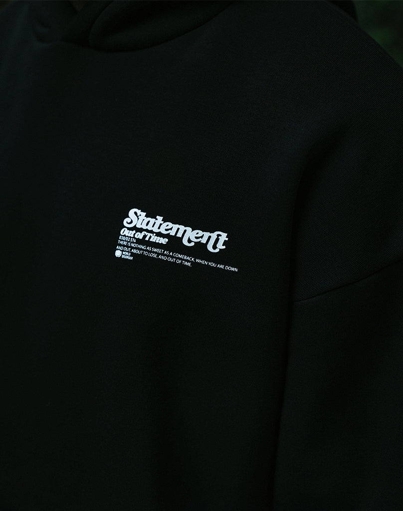 COMEBACK ZIP-HOODIE BLACK