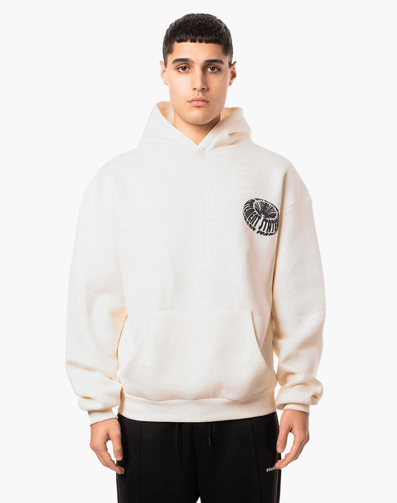 CYRCLE HOODIE CREAM WHITE