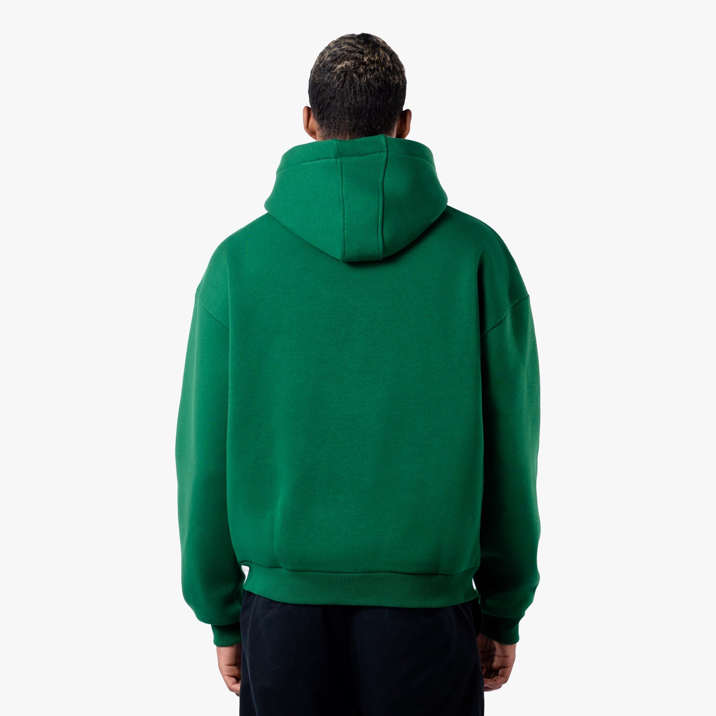 BASIC ZIP-HOODIE WOOD GREEN