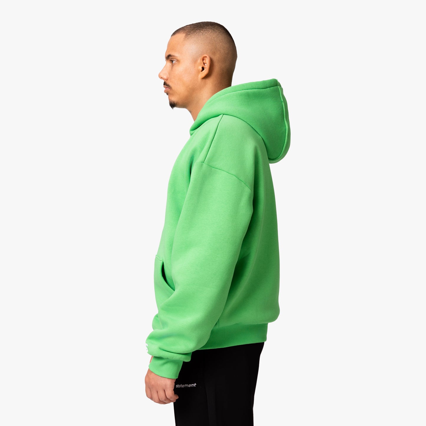 BASIC ZIP-HOODIE POISON GREEN