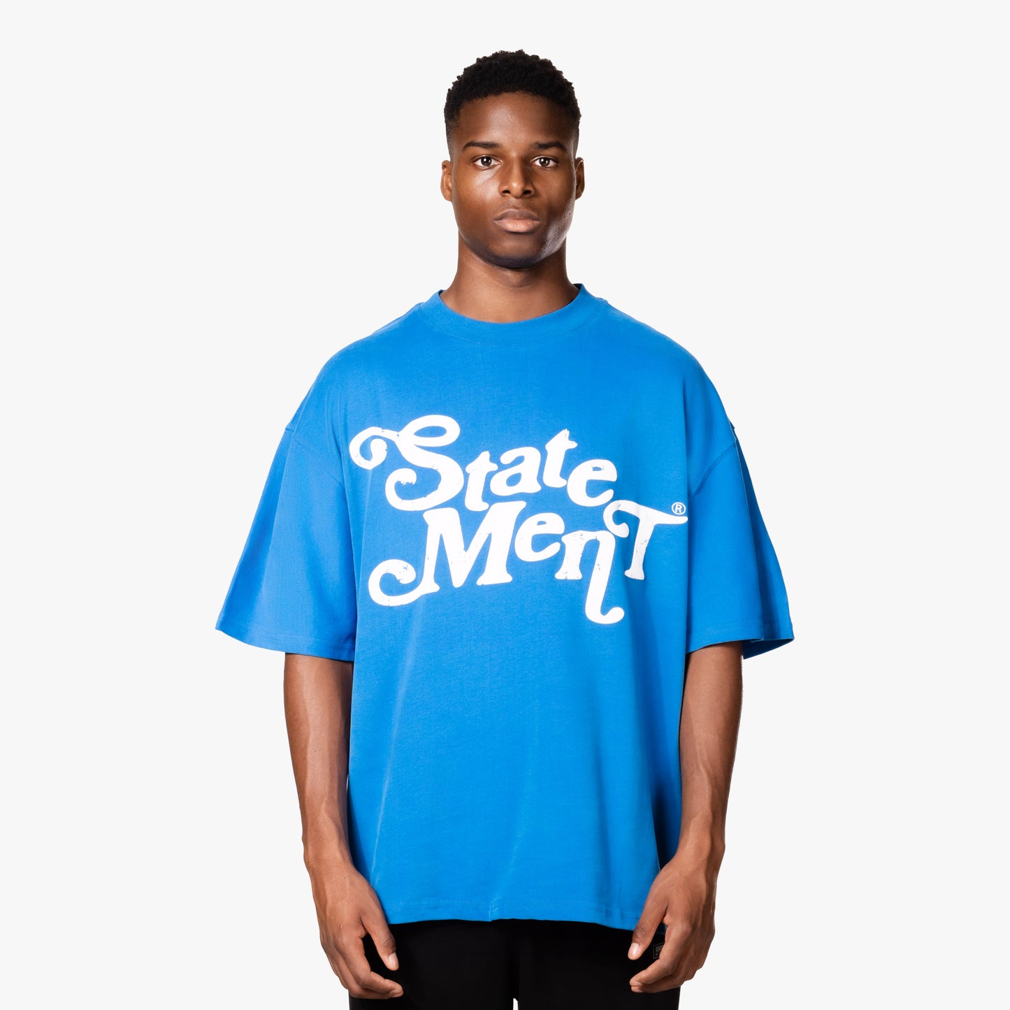 TWISTS TEE BLUE