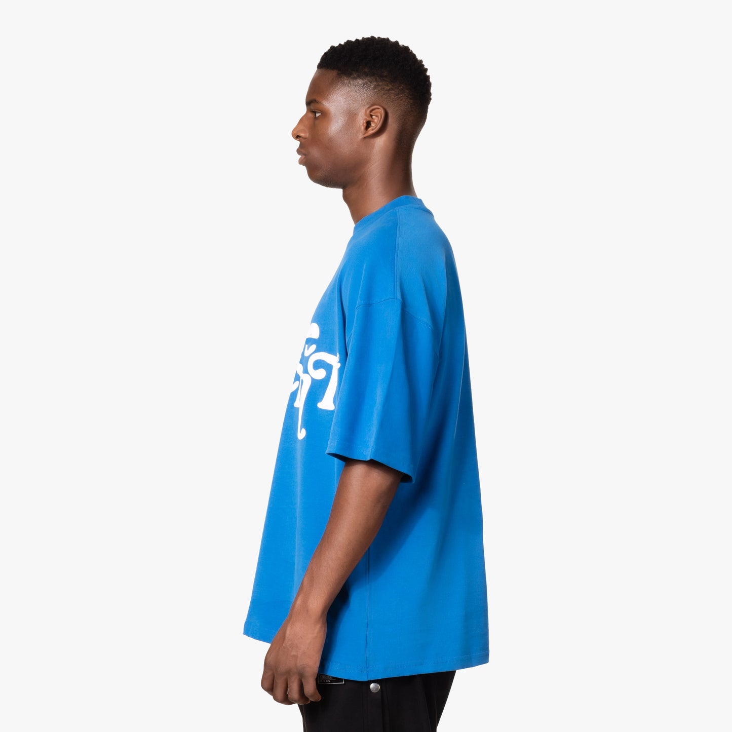 TWISTS TEE BLUE