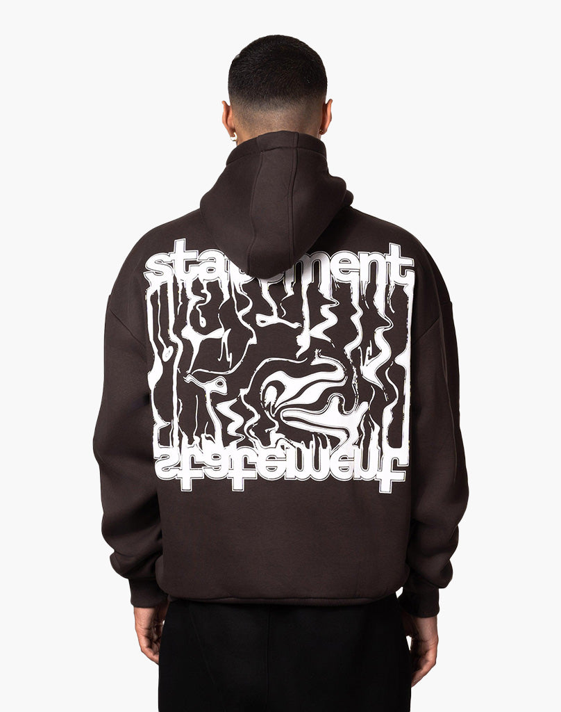 VAGUE HOODIE BROWN