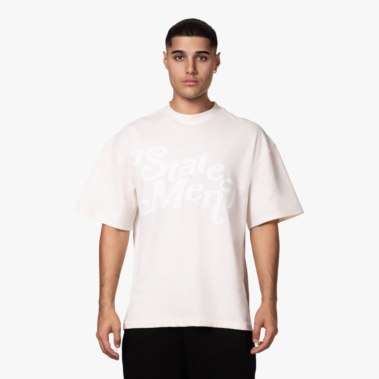 TWISTS TEE CREAM WHITE