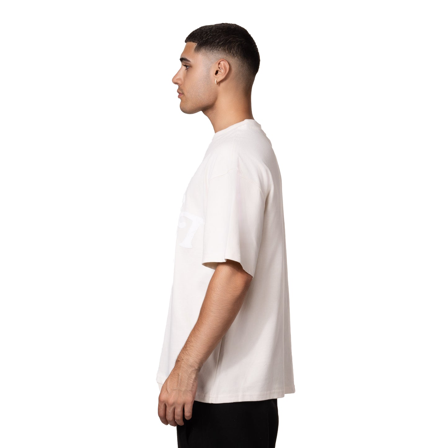 TWISTS TEE CREAM WHITE
