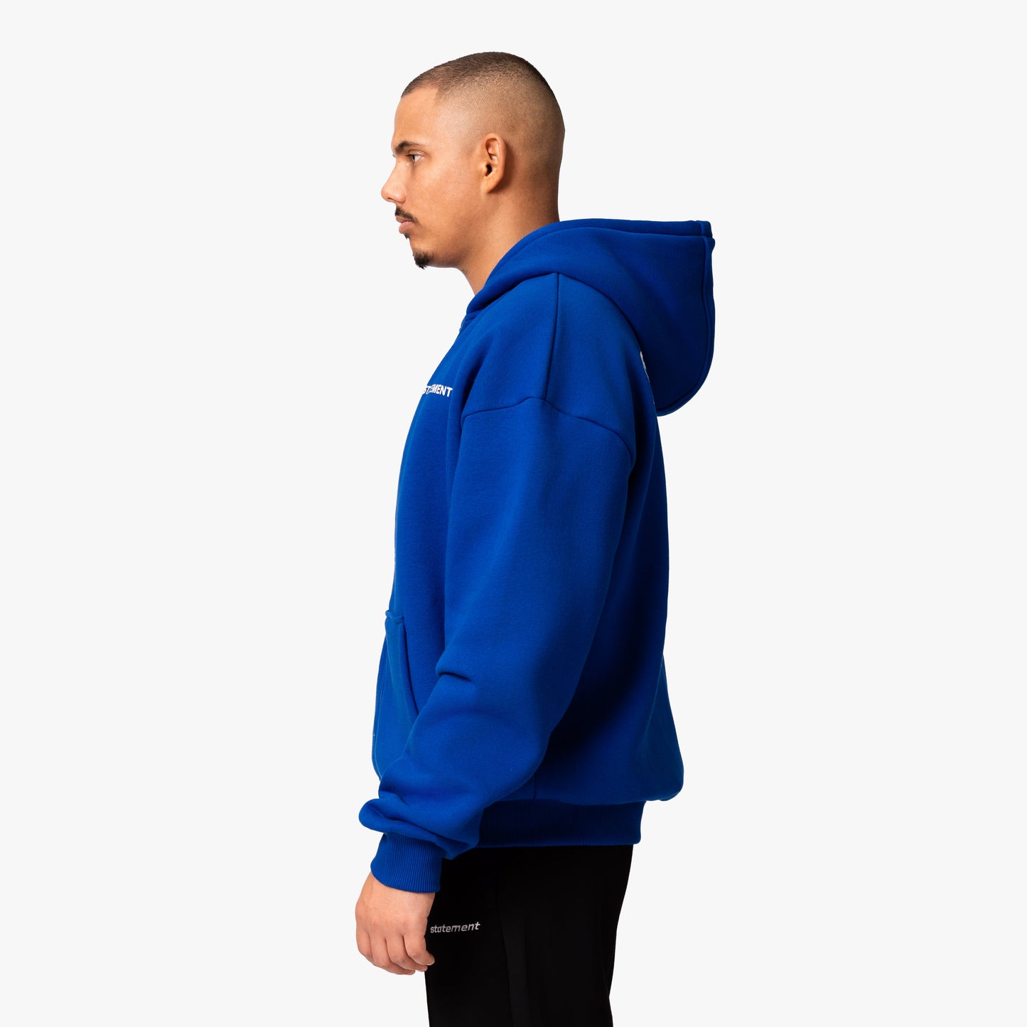INITIAL HOODIE ROYAL BLUE