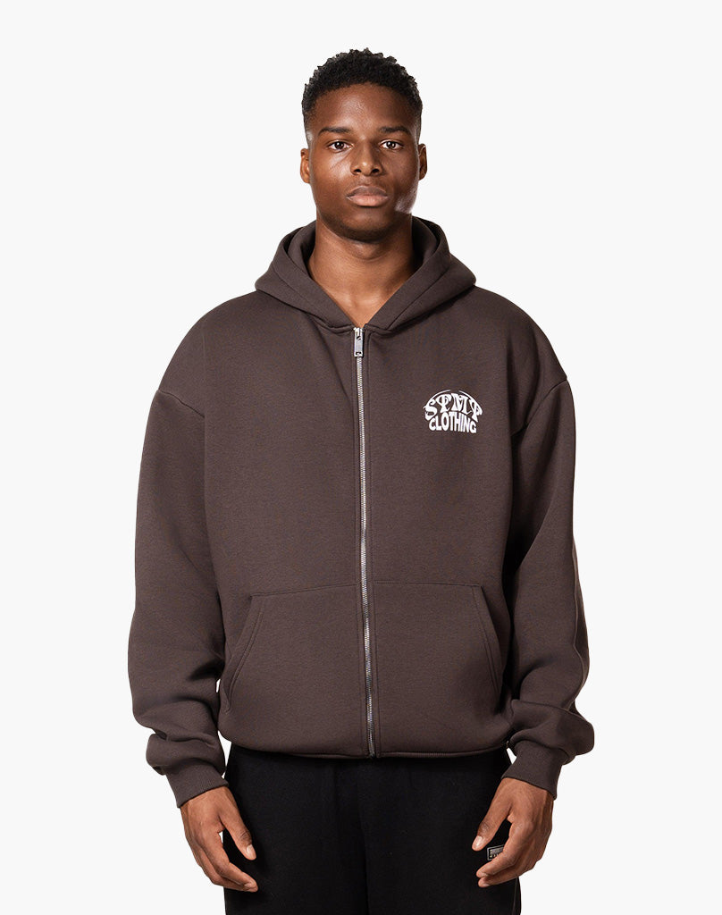 2022 ZIP-HOODIE BROWN