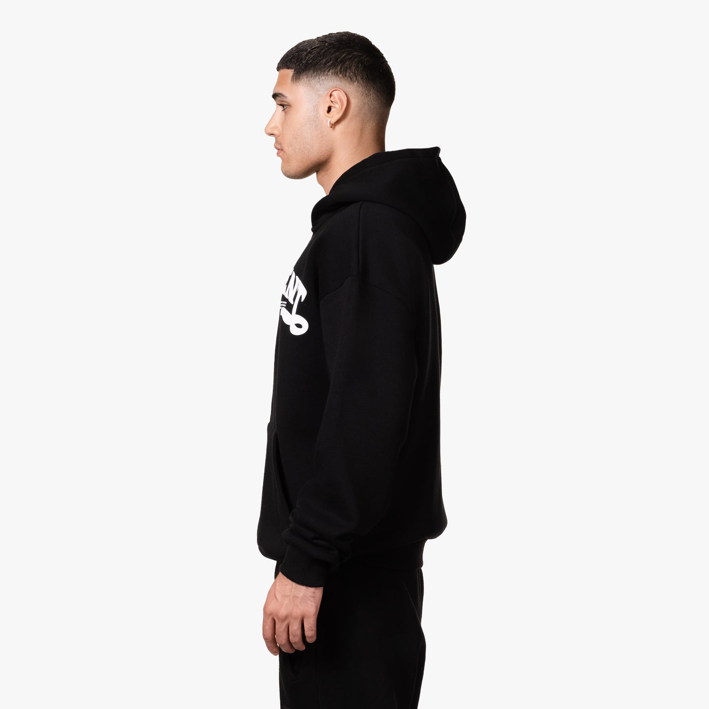 STATEMENT ZIP-HOODIE BLACK
