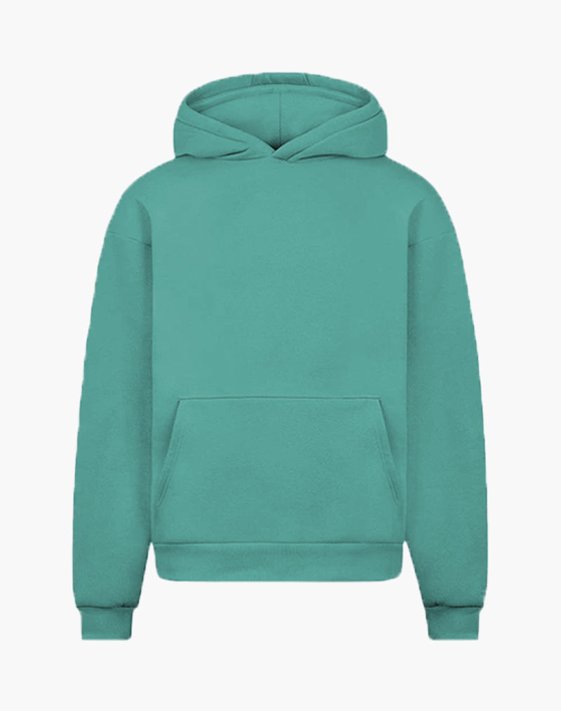 BASIC HOODIE (TURQUOISE) STATEMENT