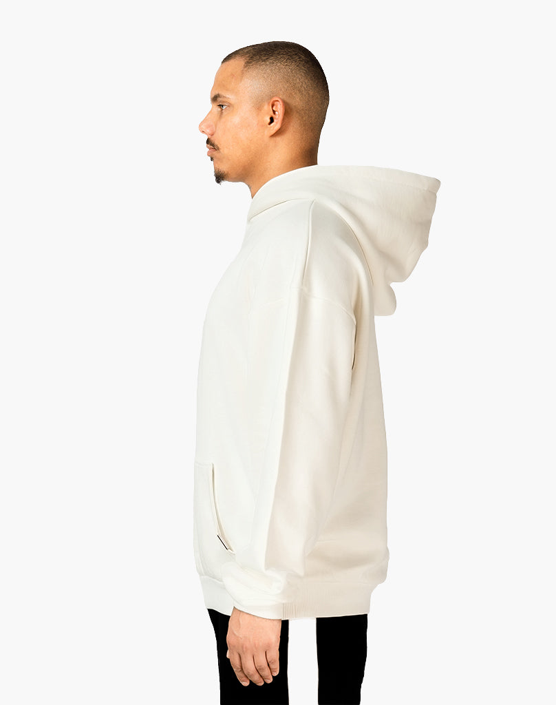 HEAVY BASIC HOODIE (CREAM WHITE)