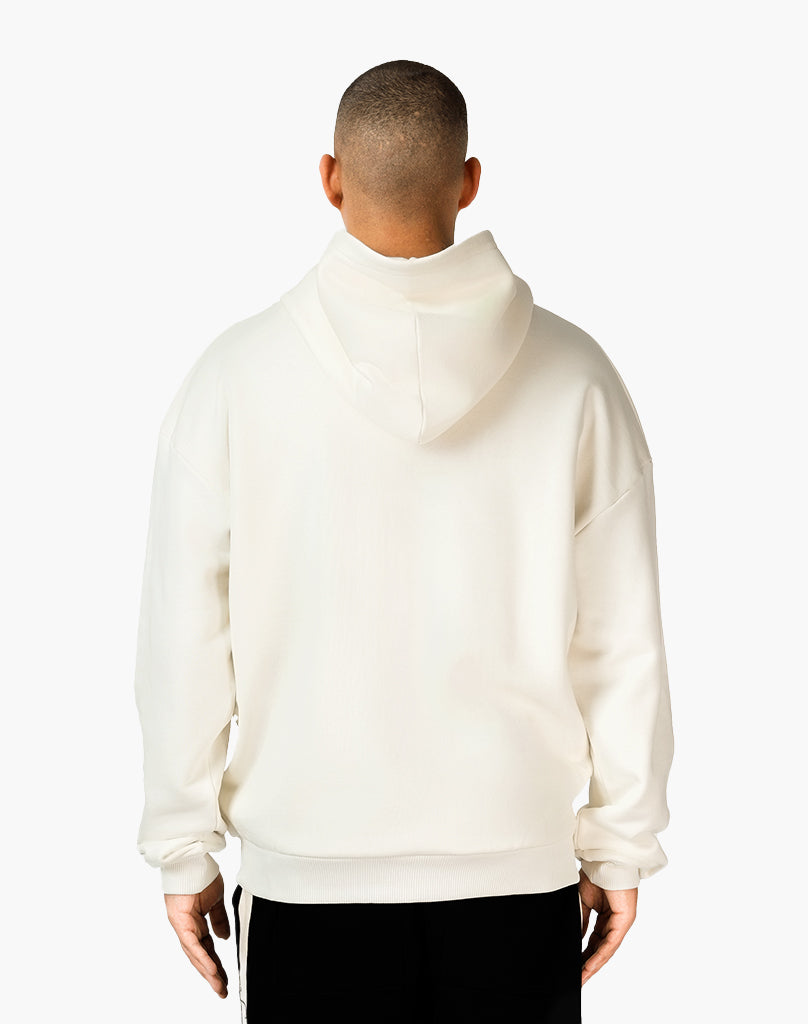 HEAVY BASIC HOODIE (CREAM WHITE)