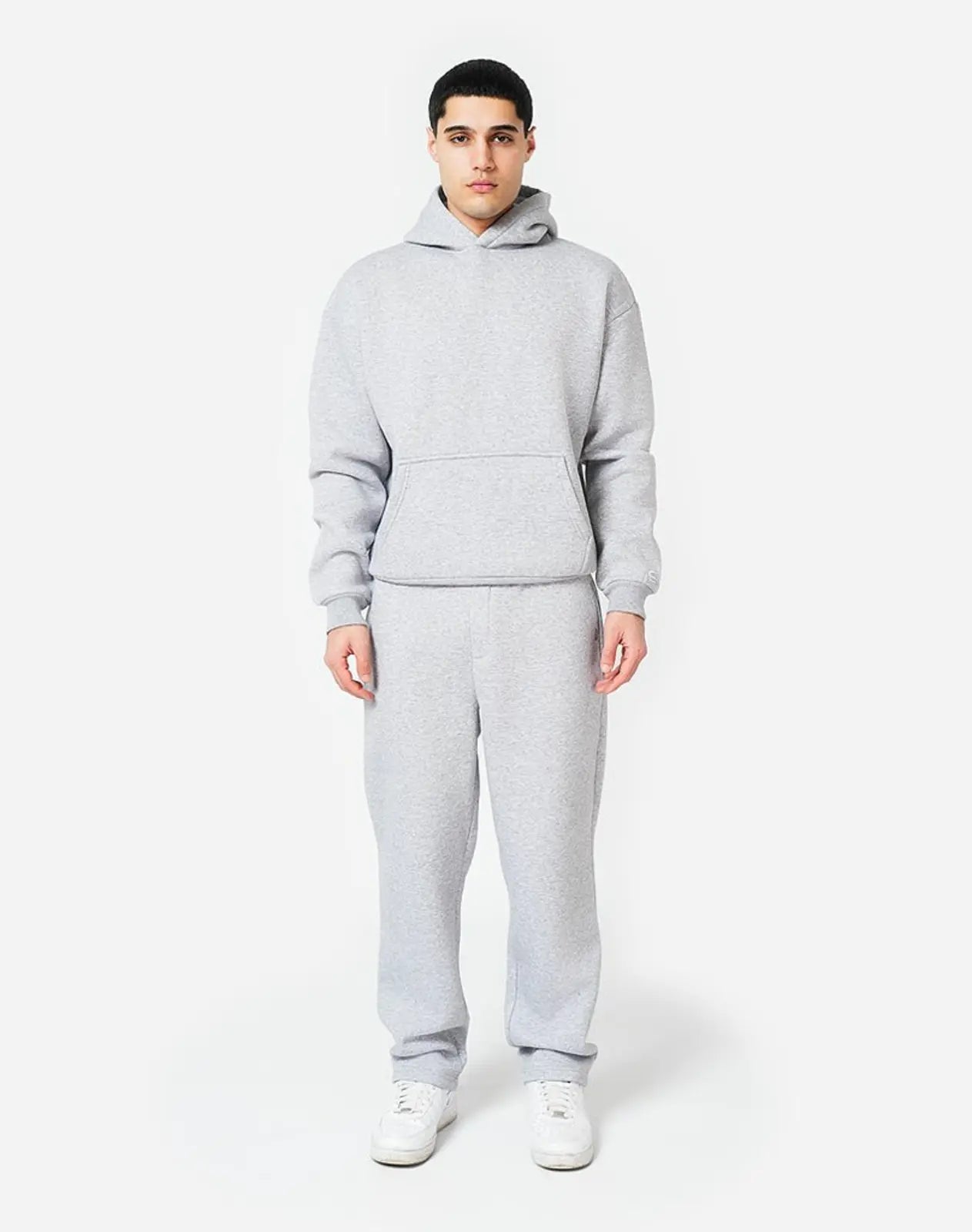 TRACKSUIT SET (GREY MELANGE) Tracksuits Statement Clo