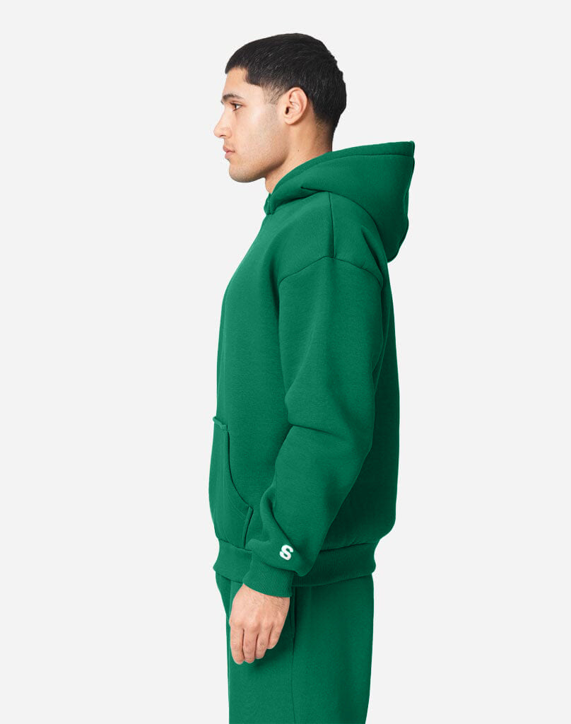 BASIC HOODIE (WOOD GREEN)