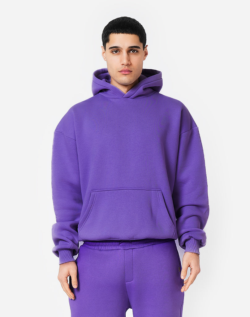 BASIC HOODIE (DARK PURPLE)