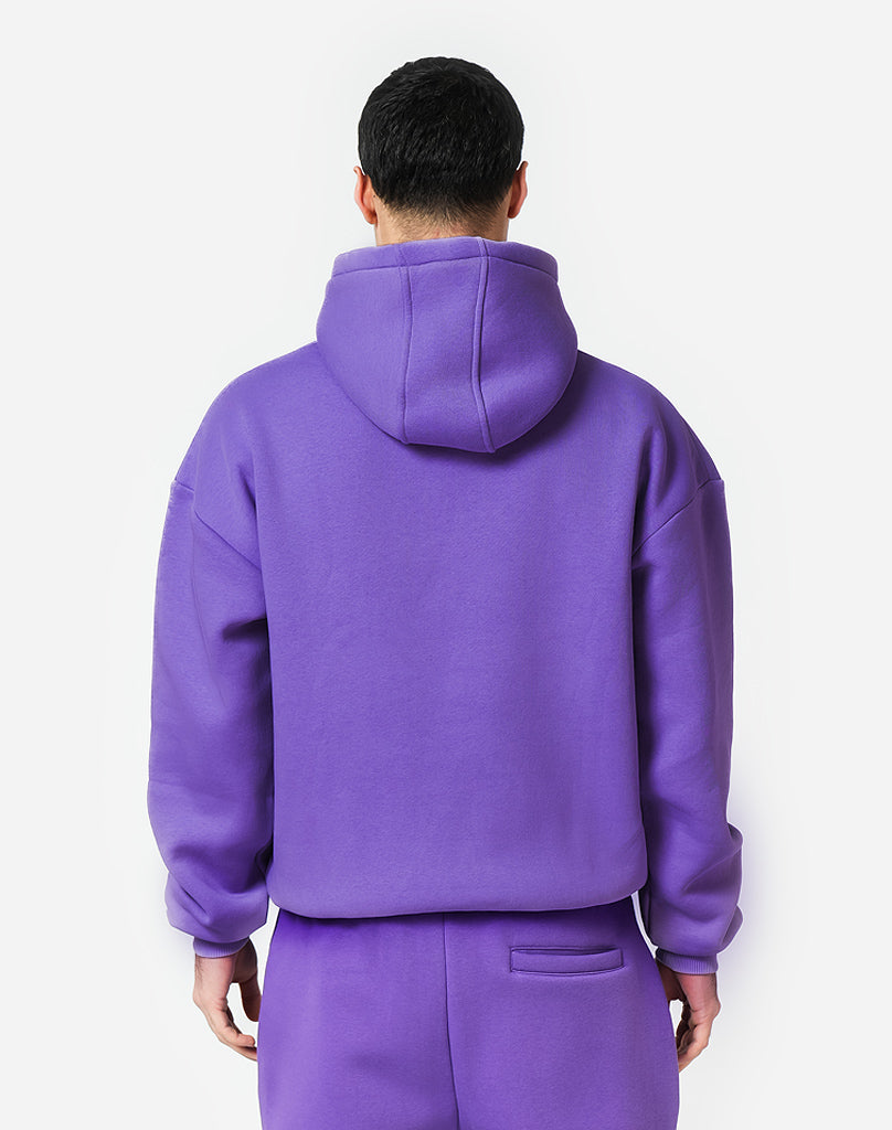 BASIC HOODIE (DARK PURPLE) STATEMENT