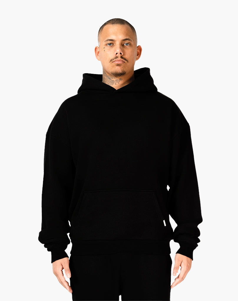 HEAVY BASIC HOODIE (BLACK)