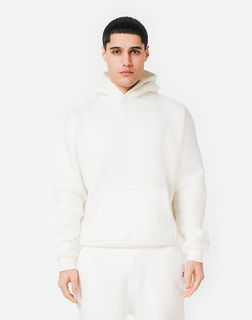 BASIC HOODIE (CREAM WHITE)