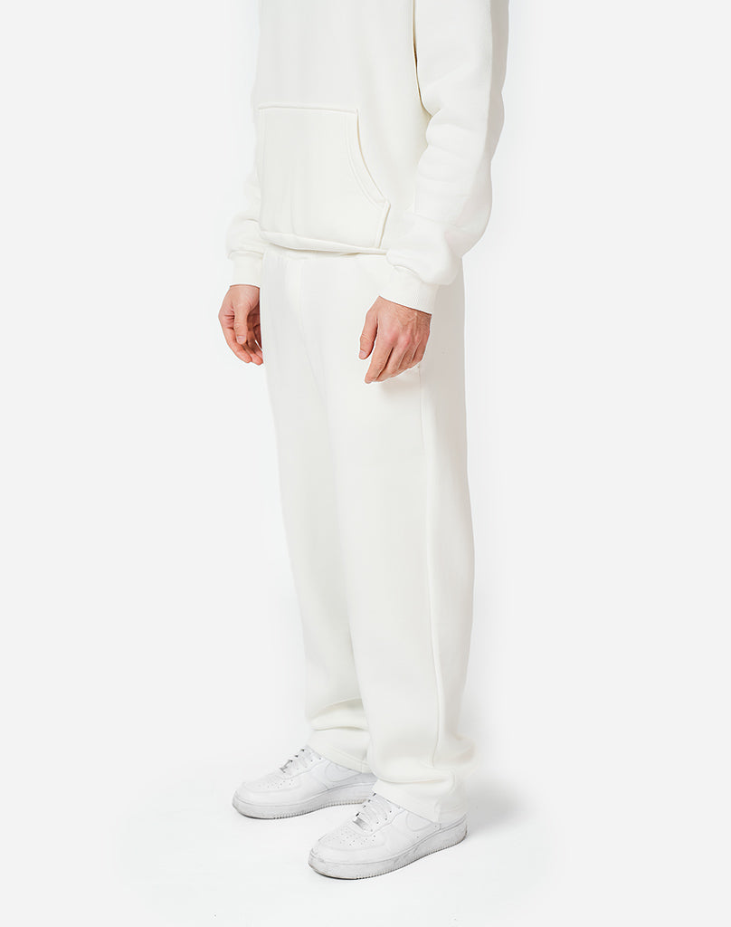 BASIC OPEN LEG JOGGER (CREAM WHITE)