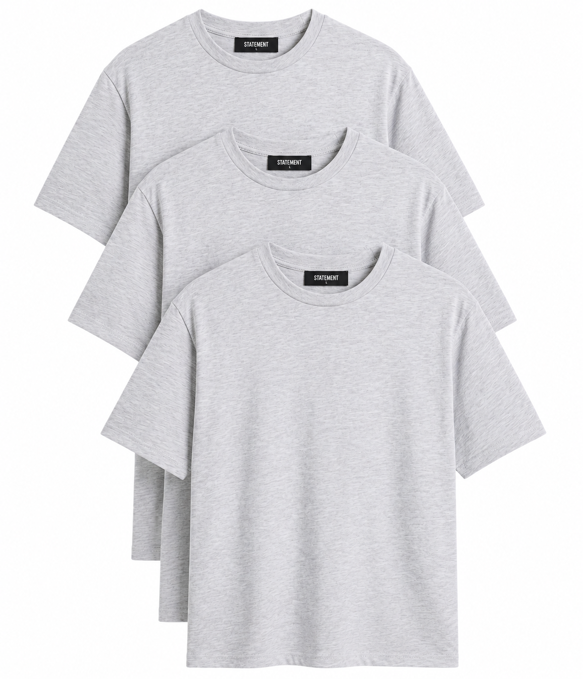 DREIER SET BASIC TEE (GREY MELANGE) STATEMENT
