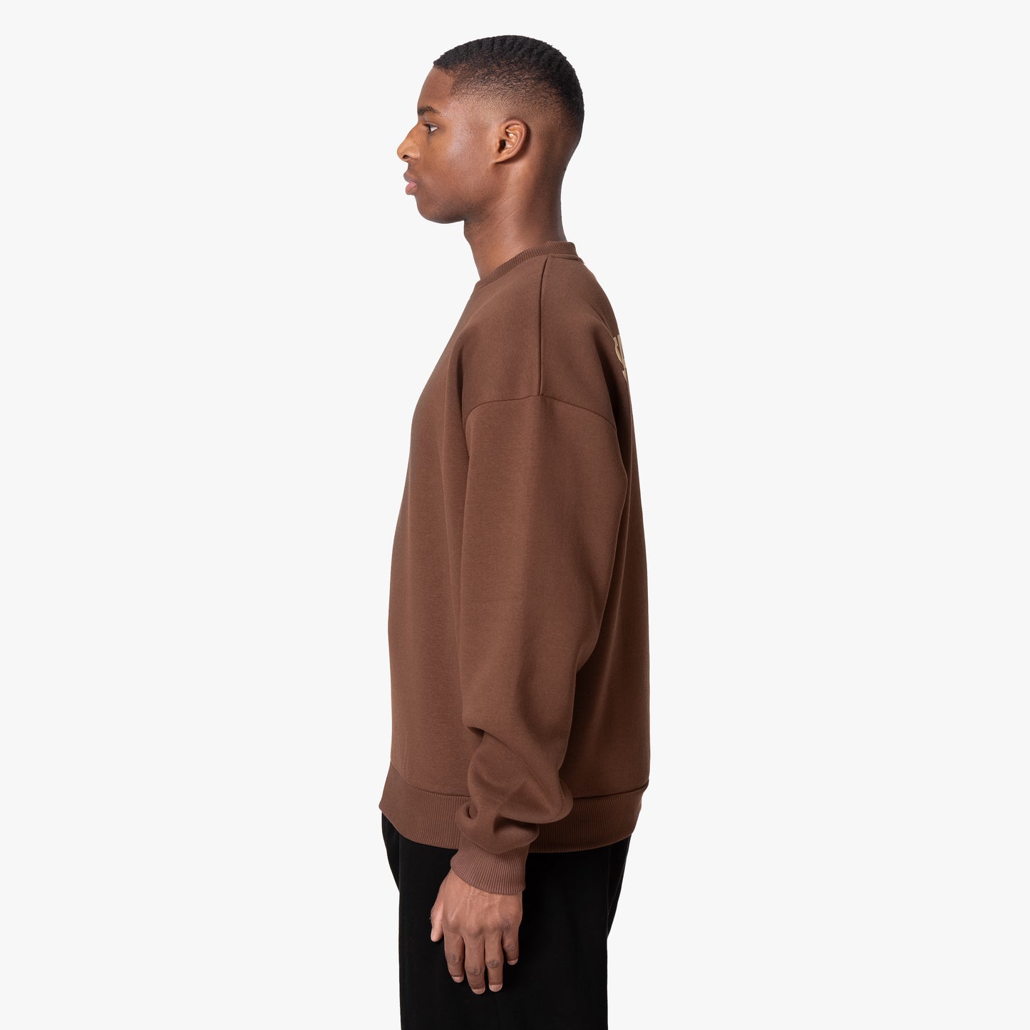EXCHANGE SWEATER COFFEE BROWN