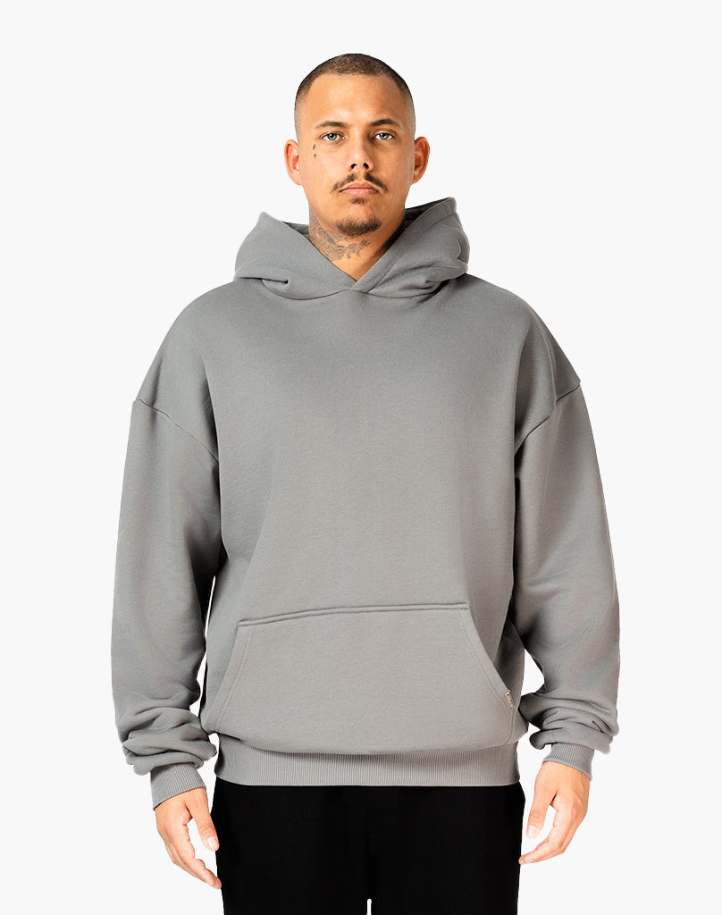 HEAVY BASIC HOODIE (GREY)