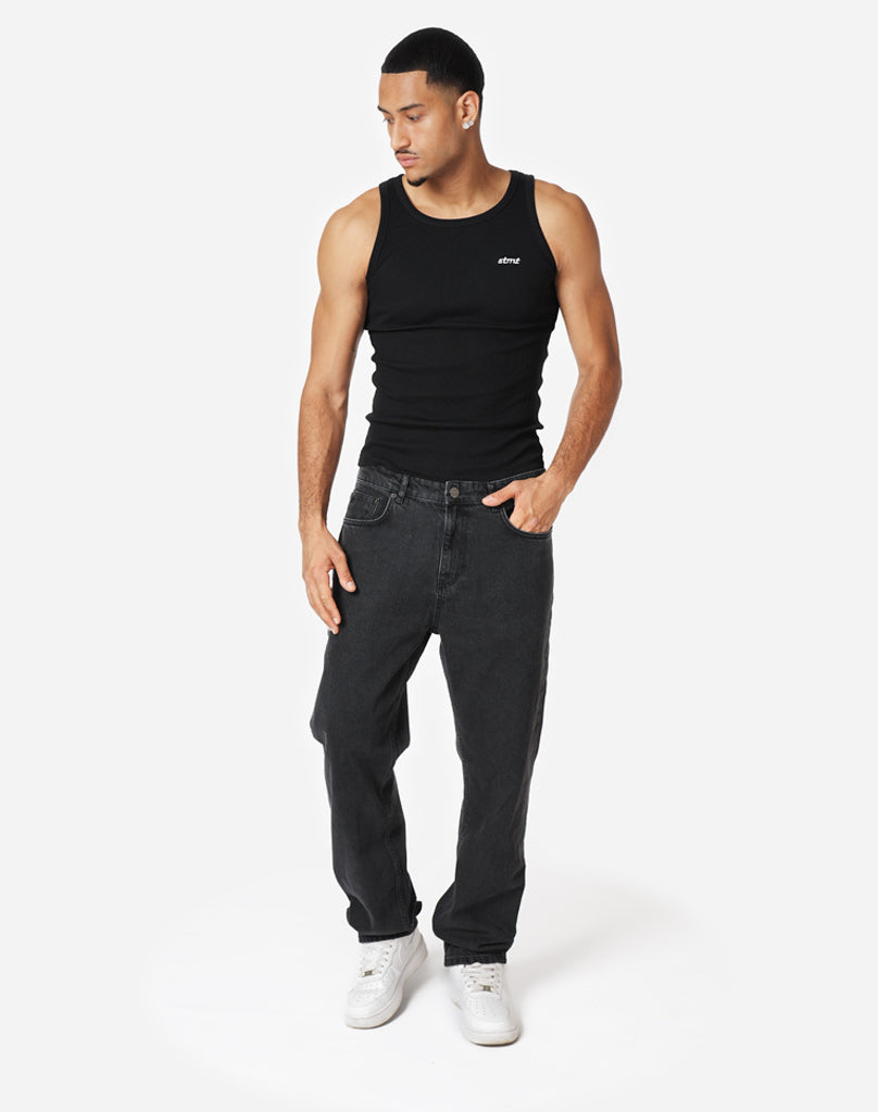 DENIM JEANS (BLACK) STATEMENT