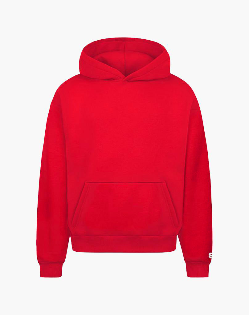 BASIC HOODIE (RED)