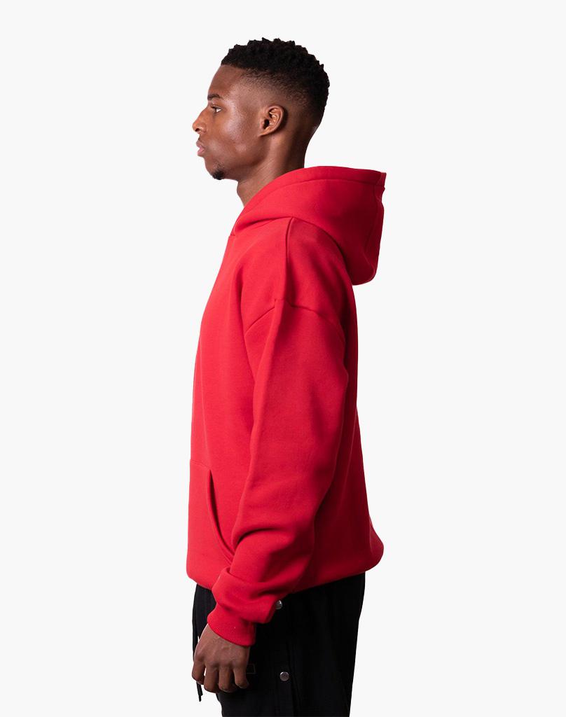 BASIC HOODIE (RED) STATEMENT