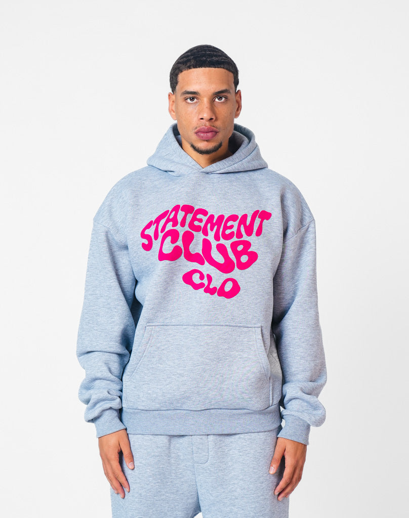CLUB HOODIE (GREY MELANGE) STATEMENT