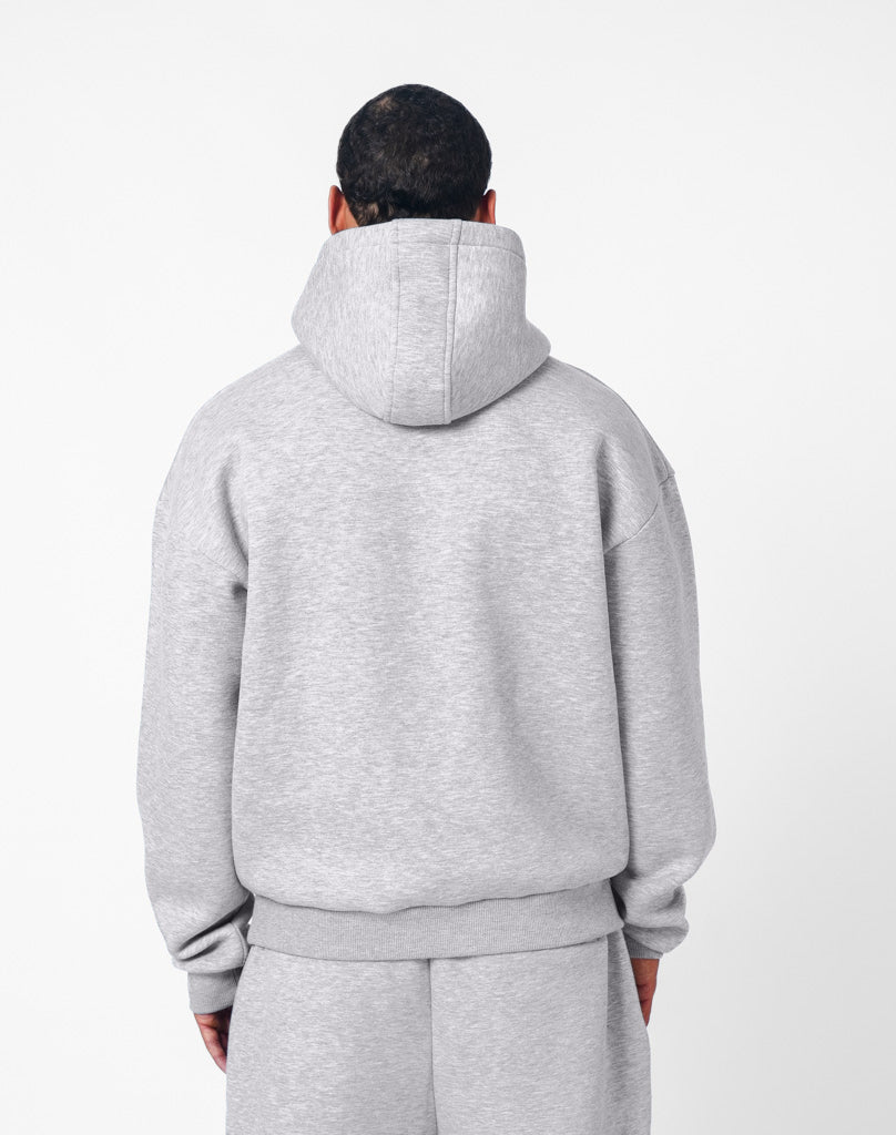 STATEMENT RIFT HOODIE (GREY MELANGE) Hoodie STATEMENT