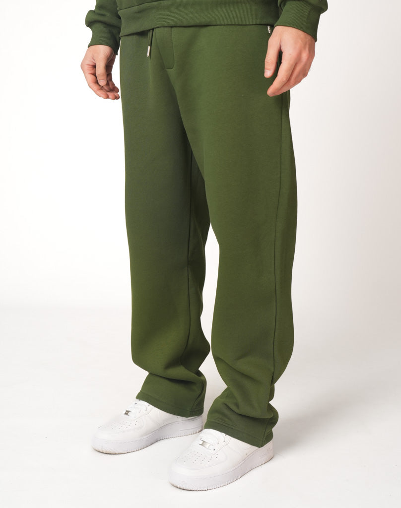 BASIC OPEN LEG JOGGER (DEEP FORREST)
