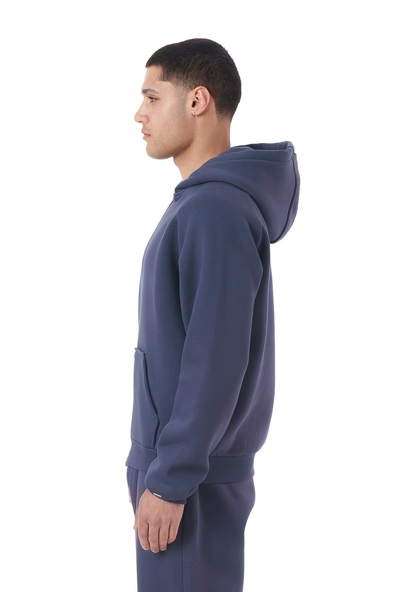 RAGLAN ZIP-HOODIE (DARK GREY)