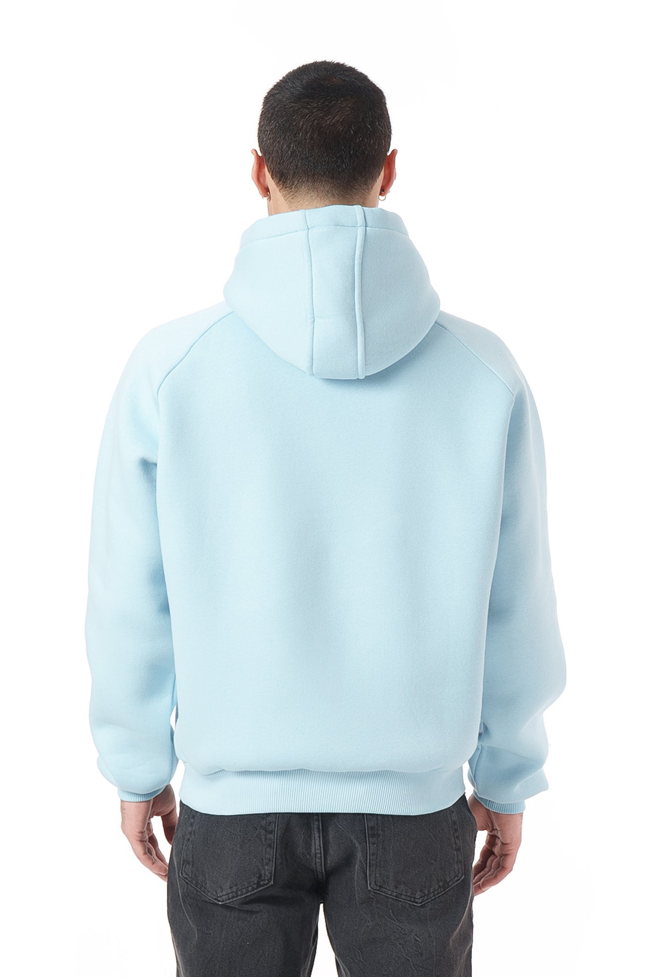 RAGLAN ZIP-HOODIE (ICE BLUE)