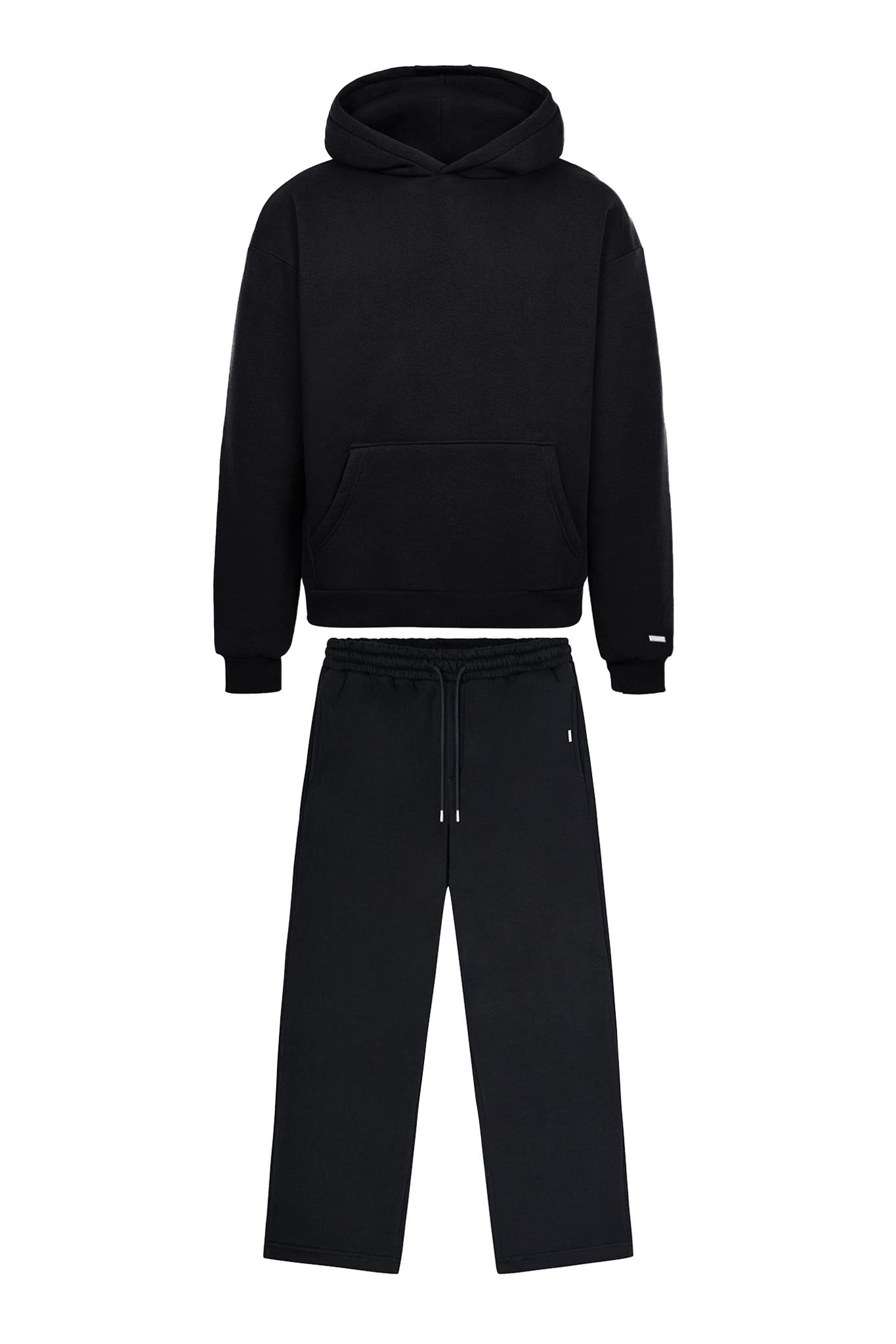 TRACKSUIT OPEN LEG (BLACK)