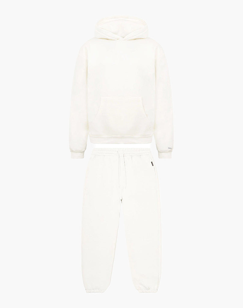 TRACKSUIT SET CUFF (CREAM WHITE) Tracksuits Statement Clo