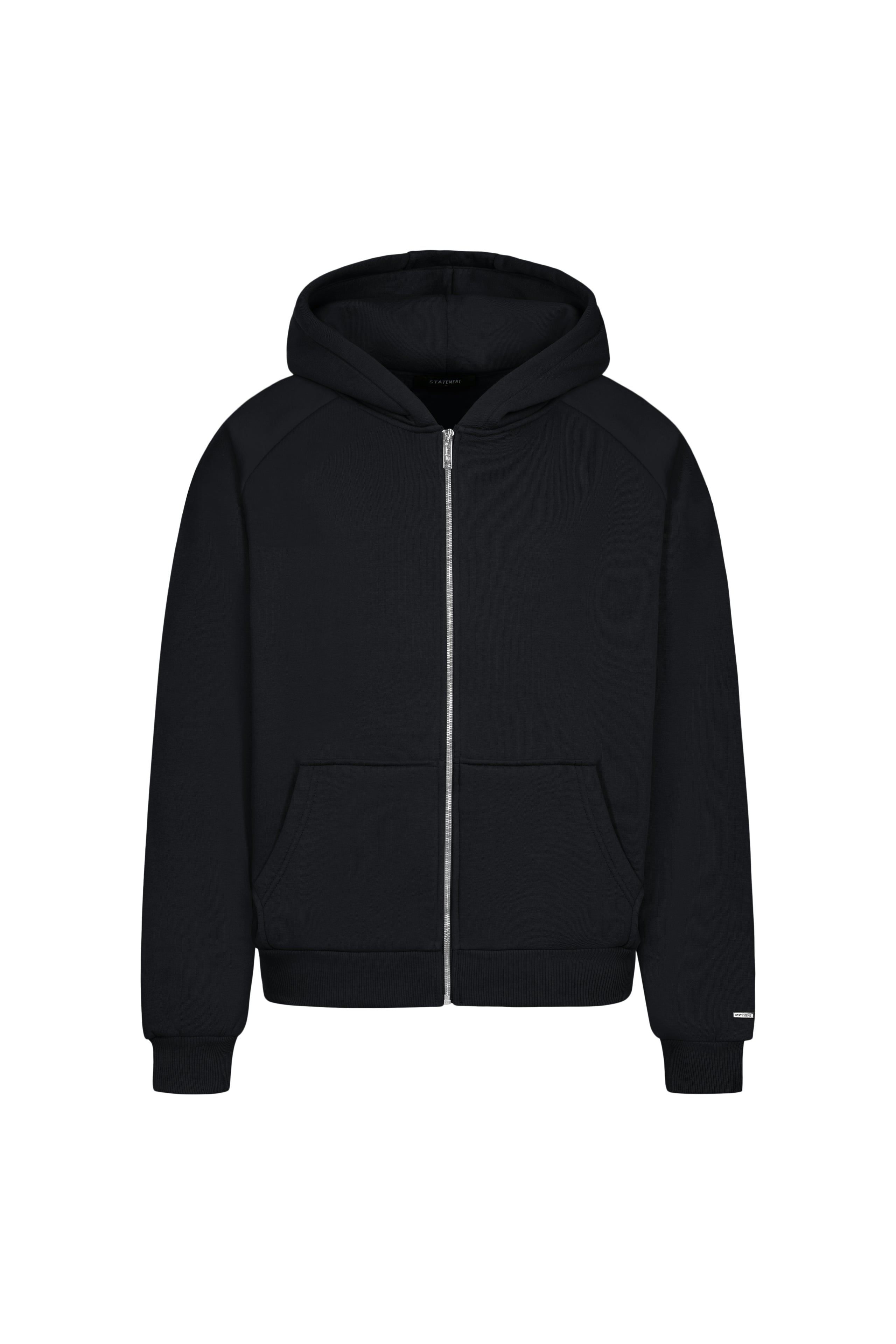 RAGLAN ZIP-HOODIE (BLACK)