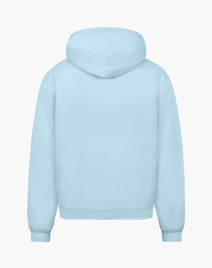 HEAVY BASIC ZIP-HOODIE (BABY BLUE)