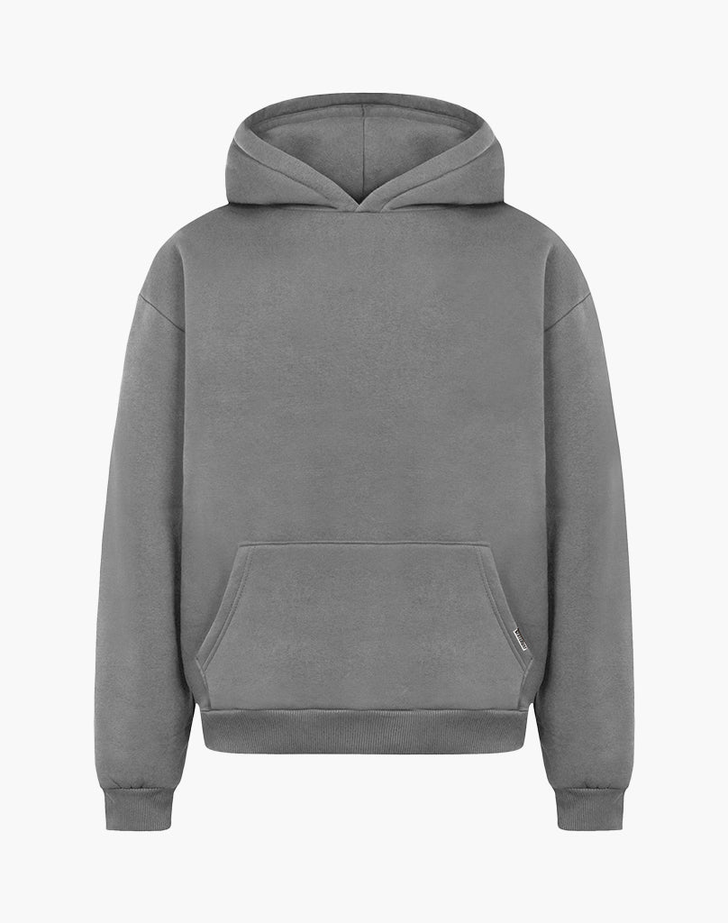 HEAVY BASIC HOODIE (GREY)