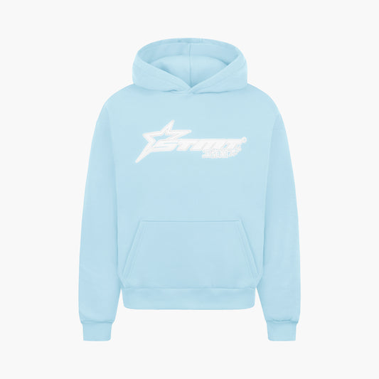 STAR HOODIE ICE BLUE